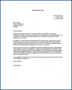 Example Resume And Cover Letters