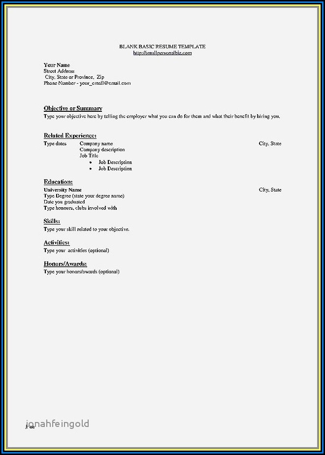 Examples Of Resumes For Veterans