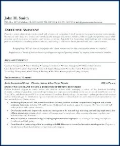 Executive Resume Examples 2015