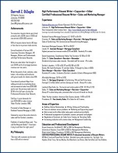 Executive Resume Services Atlanta