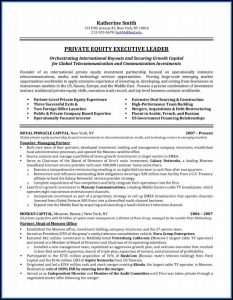 Executive Resumes Sample