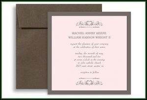 5x5 Wedding Invitation Templates