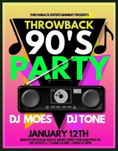 90s Birthday Invitation Templates