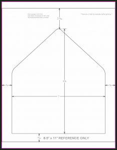 A7 Envelope Printing Template