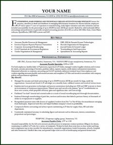 Accounts Payable Manager Resume Template