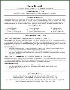 Accounts Payable Resume Templates