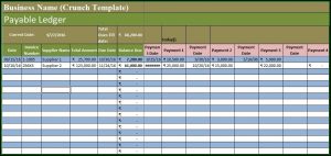 Accounts Payable Template Free