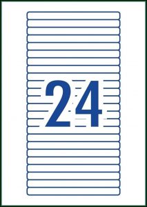 Avery Filing Labels Template #5766