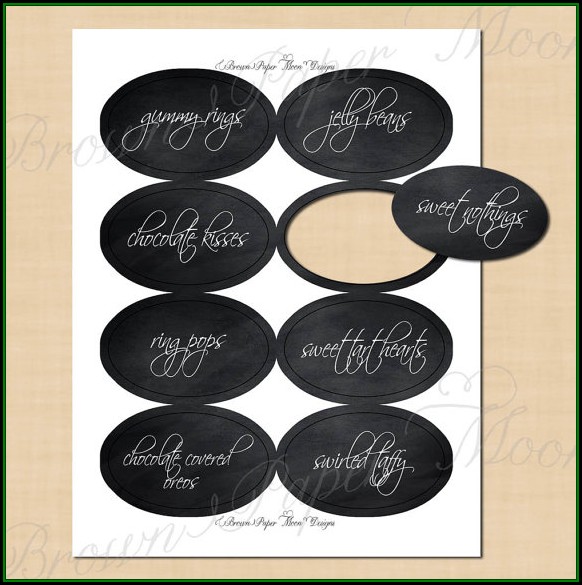 Avery Oval Labels 22820 Template