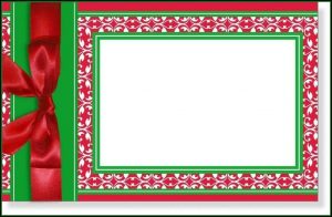 Blank Holiday Invitation Template
