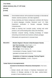 Caregiver Objectives Resume Templates Examples