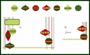 Christmas Shipping Label Template Free