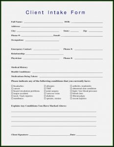 Client Onboarding Form Template