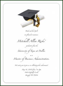 College Graduation Invitation Templates Free