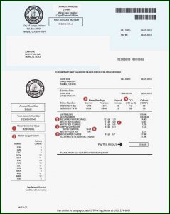 Blank Utility Bill Template Uk