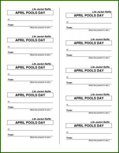 Cancer Fundraiser Ticket Template