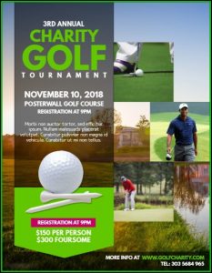 Charity Golf Tournament Flyer Template