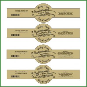 Cigar Band Soap Label Template Free