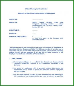 Cleaning Contract Template Uk Free