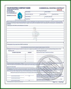 Commercial Roofing Contract Template