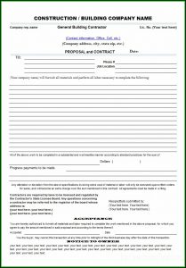 Contractor Proposal Examples