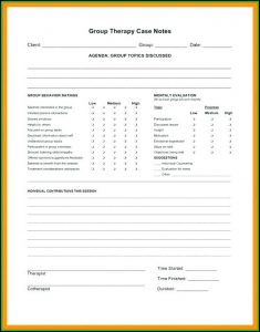 Counseling Progress Notes Examples