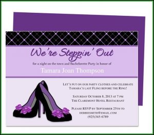 Diy Bachelorette Party Invitation Templates