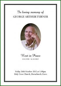 Editable Funeral Program Template Microsoft Word