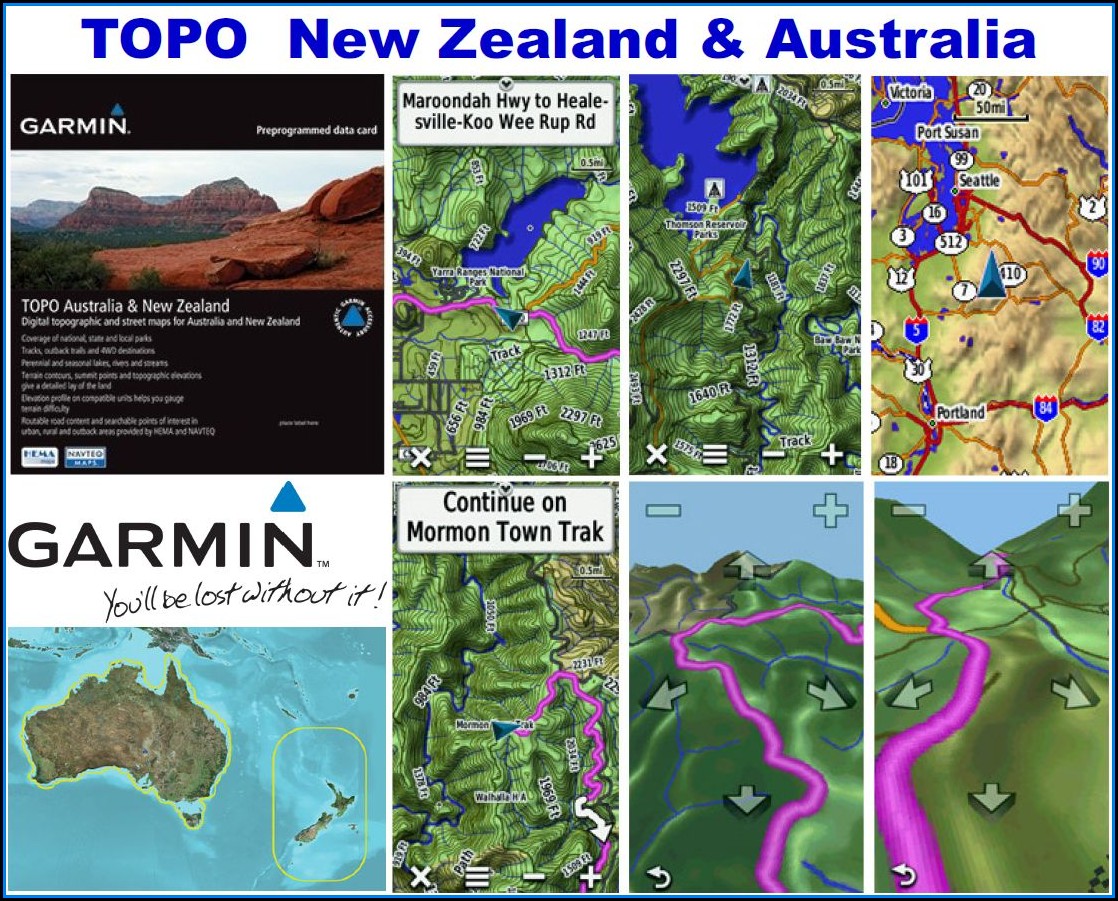 Garmin Topo Map Australia & New Zealand