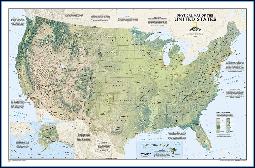 Geographic United States Map