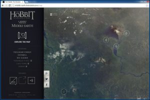 Google Chrome Middle Earth Map