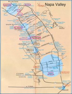 Google Map Napa Valley California
