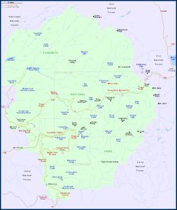 Google Maps Of Yosemite National Park