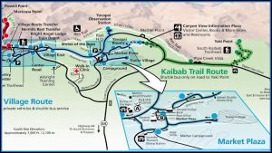 Grand Canyon Hotels South Rim Map