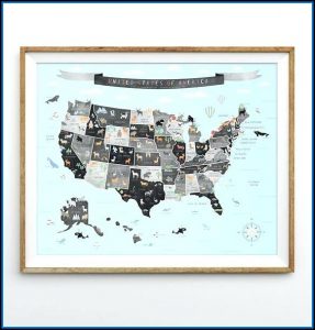 Hobby Lobby Map Wall Art