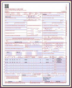 Cms 1500 Claim Form Instructions 2016