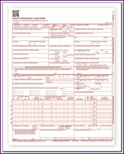 Cms 1500 Form 02 12 Fillable