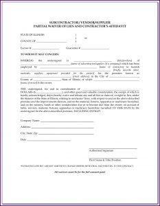 Conditional Lien Waiver Form Georgia