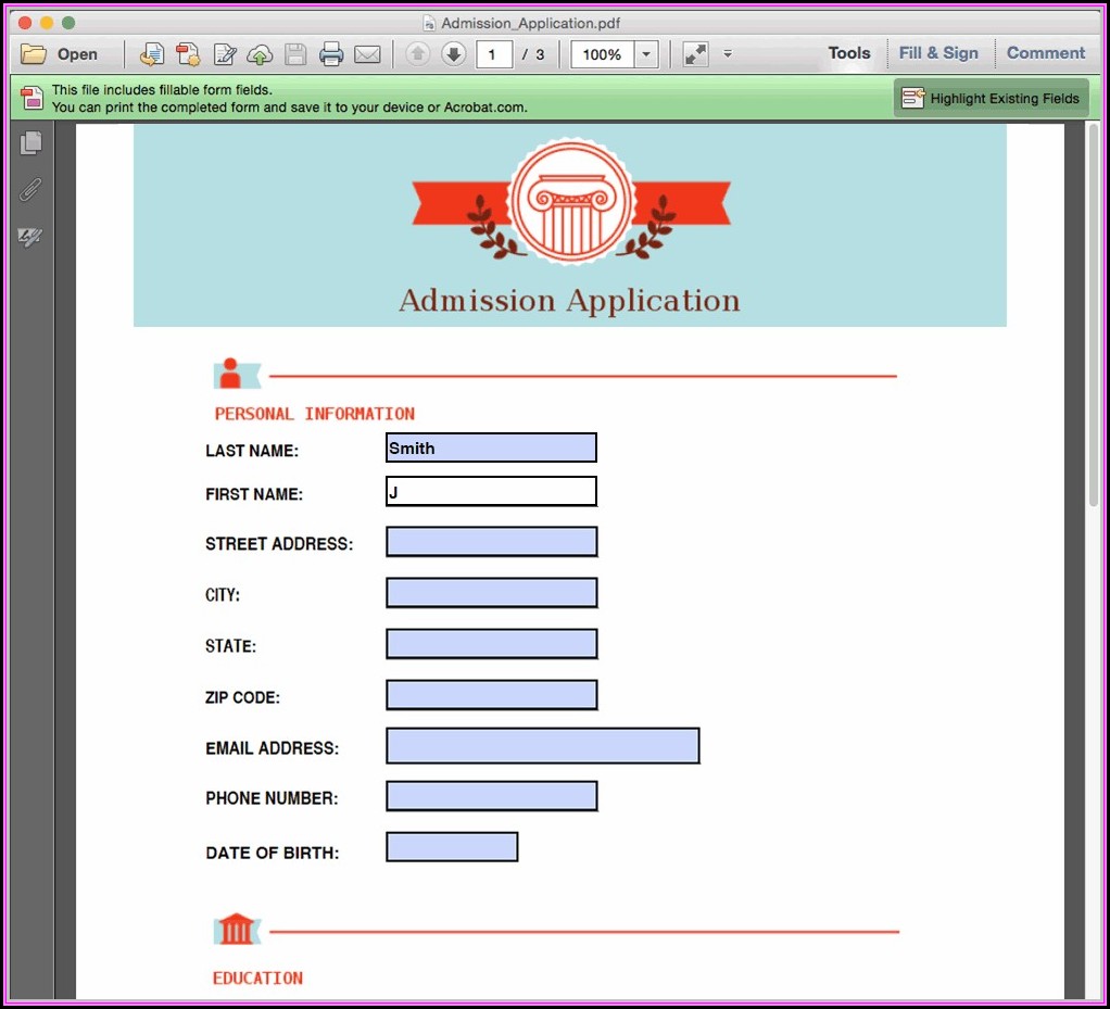 Create Fillable Forms Online