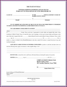 Divorce Forms In Houston Texas
