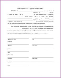 Durable Power Of Attorney Form Florida Bar