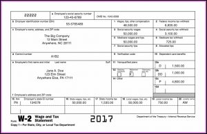Fake W2 Form 2017