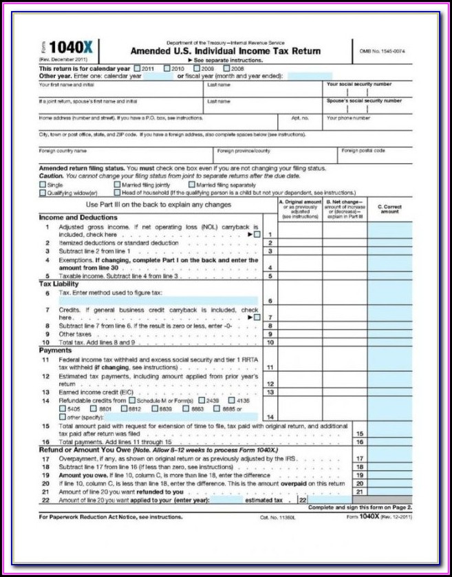 Fillable 1040 Form 2015
