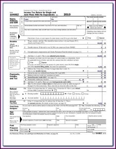 Fillable 1040 Form 2018