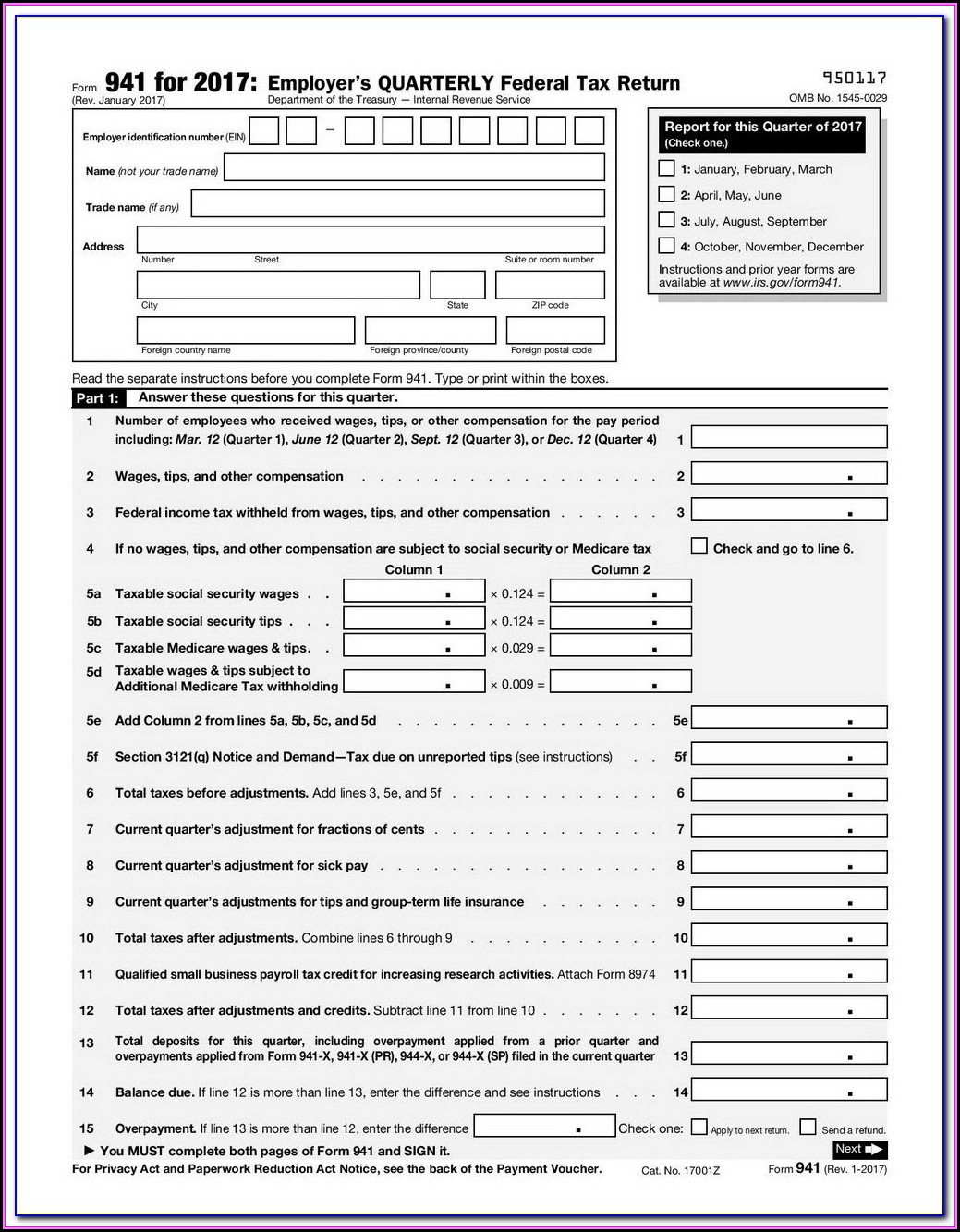 Fillable Irs Forms 1040