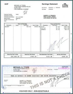 Earnings Statement Template Free