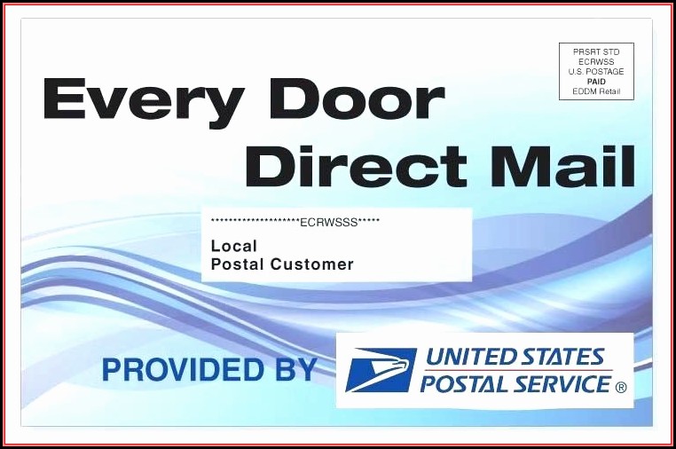 Every Door Direct Mail Template Usps