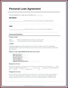 Family Loan Agreement Template South Africa