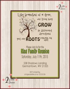 Family Reunion Flyer Template Word