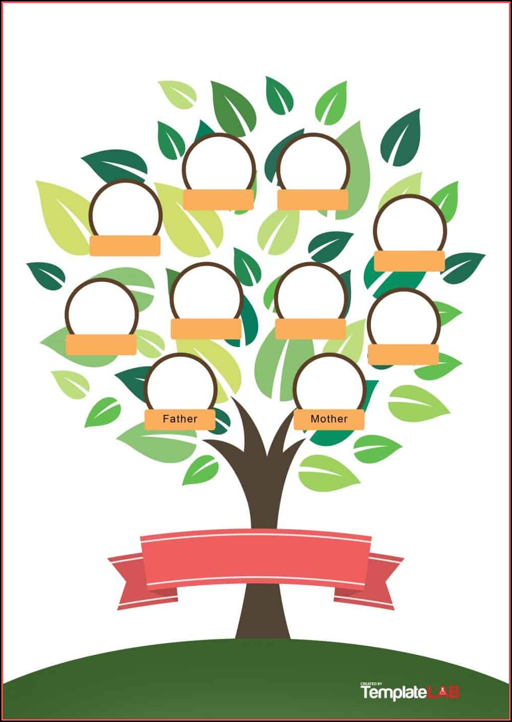 Family Tree With Pictures Template